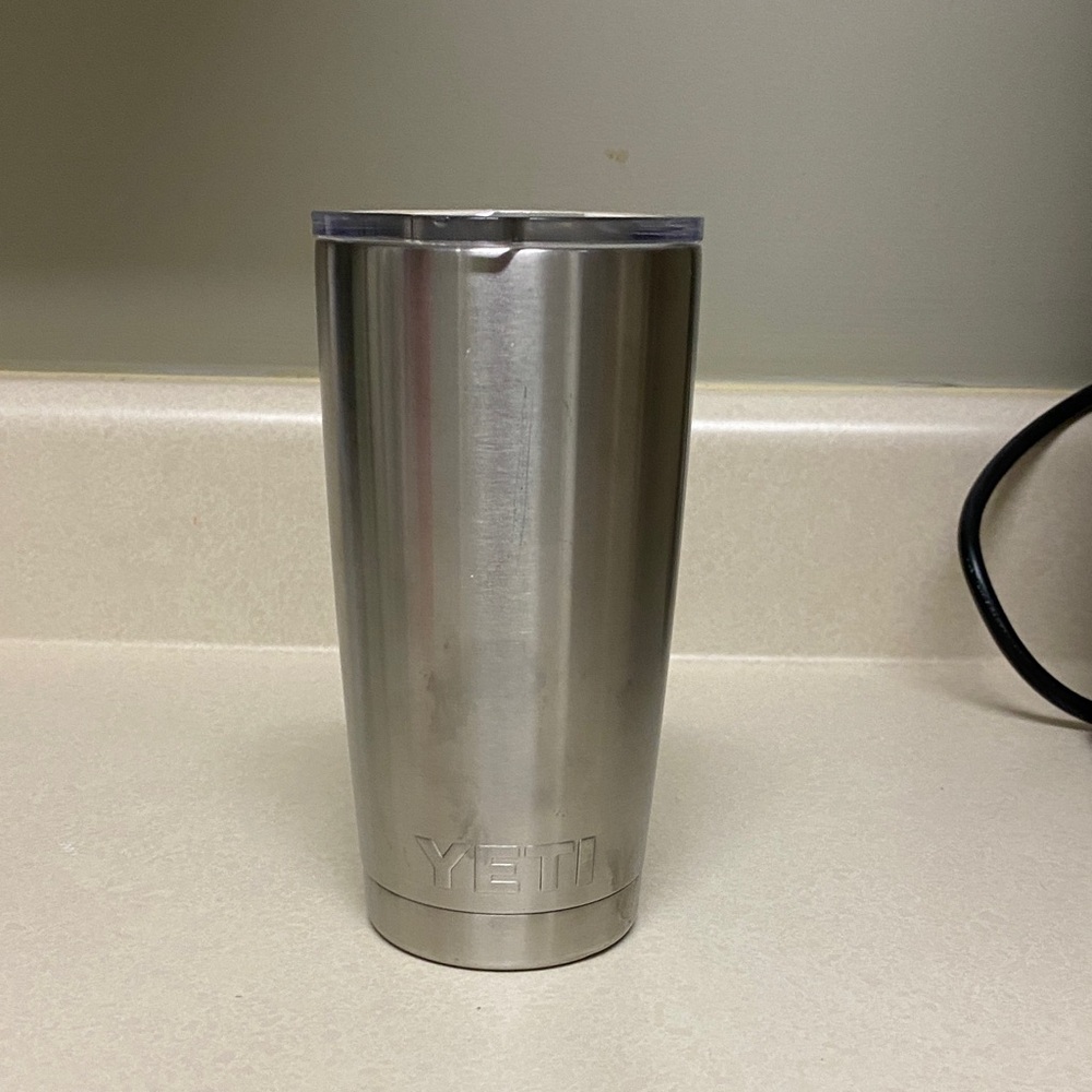 Yeti Silver Tumbler
